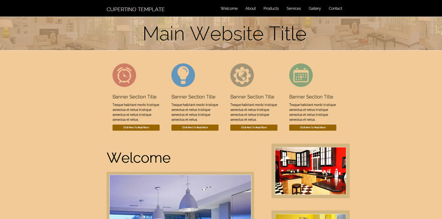 Professional Web Template for Adobe Dreamweaver and other website creation tools.