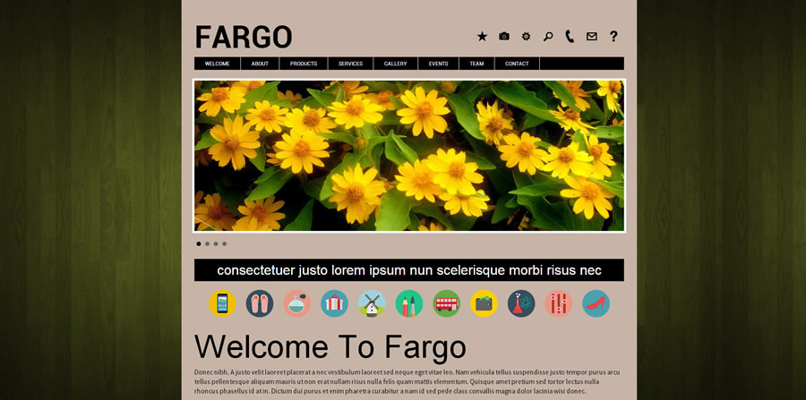Website Template - Fargo Website Template - Fargo